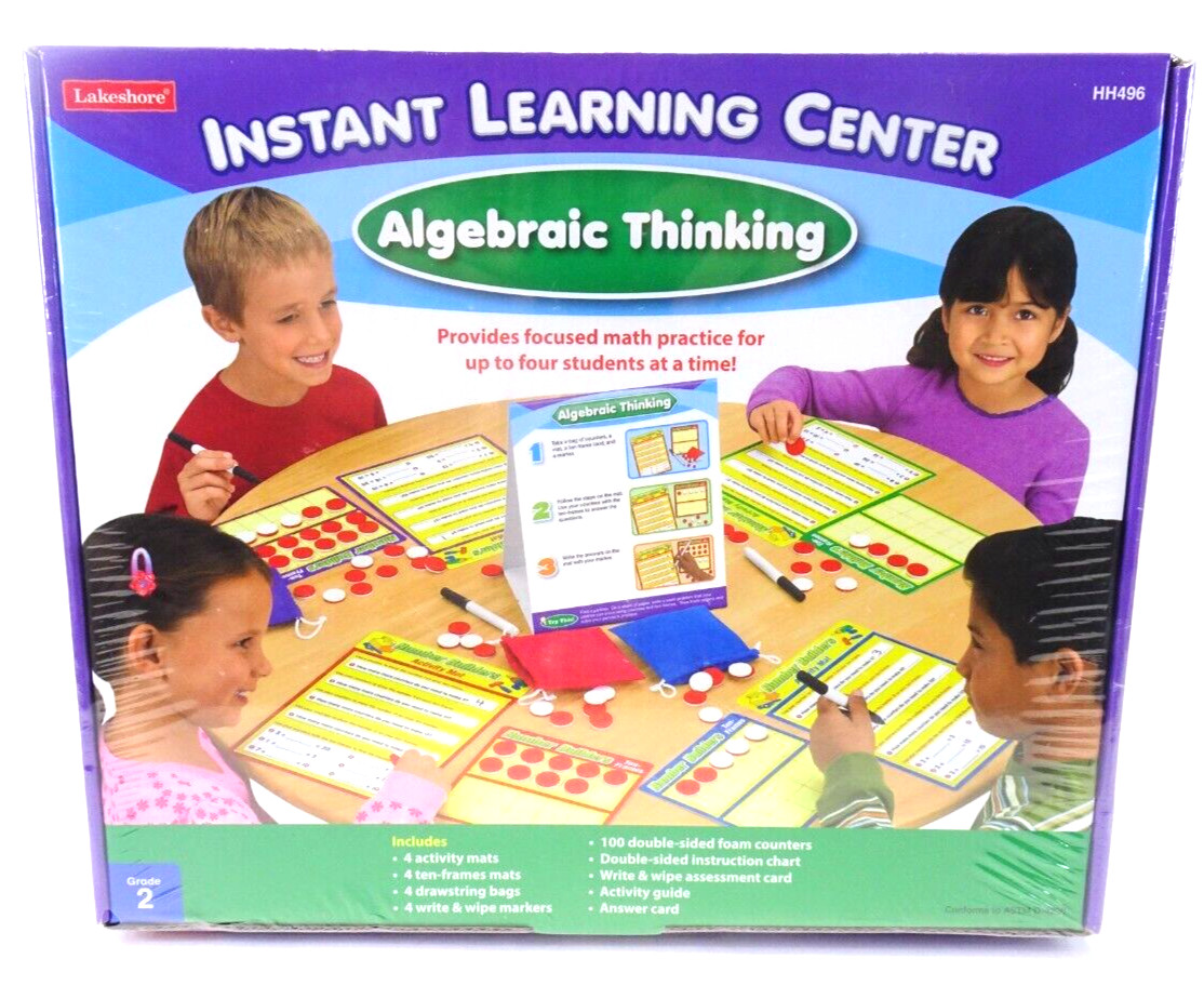 Lakeshore Instant Learning Center Algebraic Thinking Grade2 HH496 FACTORY SEALED