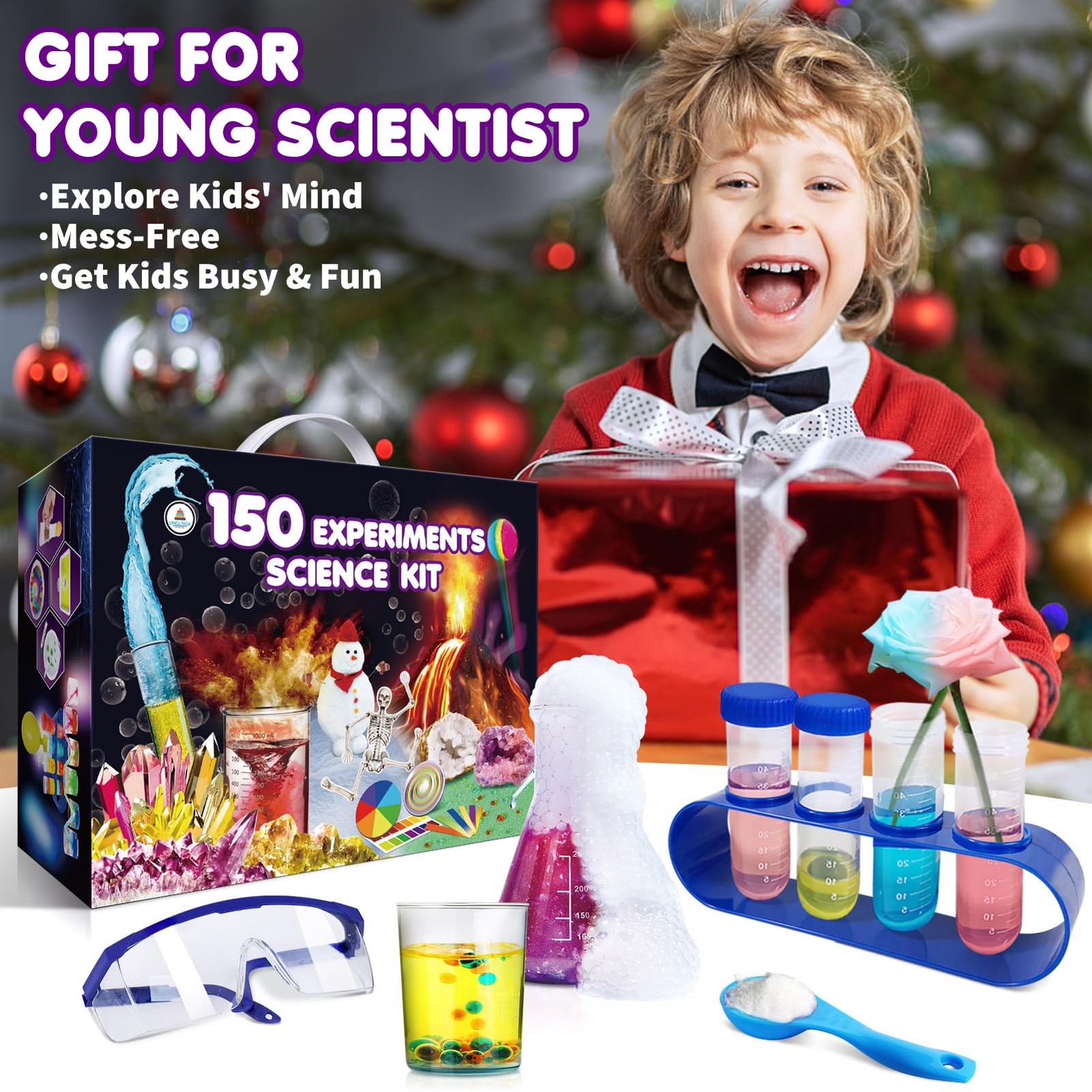 150 Experiments Science Kits for Kids Boys Girls, S.T.E.M Kit Toys Gifts Idea…