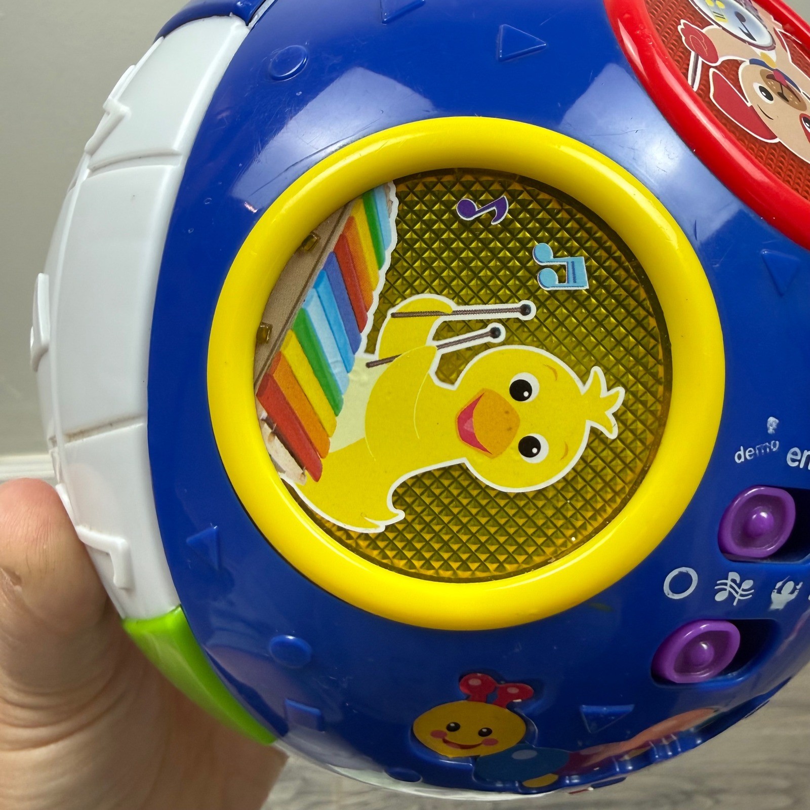 Baby Einstein Roll & Explore Symphony Ball Musical Lights English Spanish French