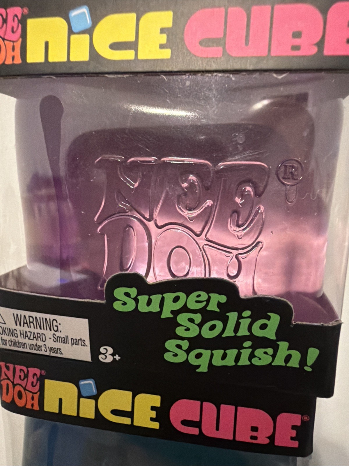 3 PACK AUTHENTIC- Nee Doh Nice Cube – Blue Purple Pink – Brand New