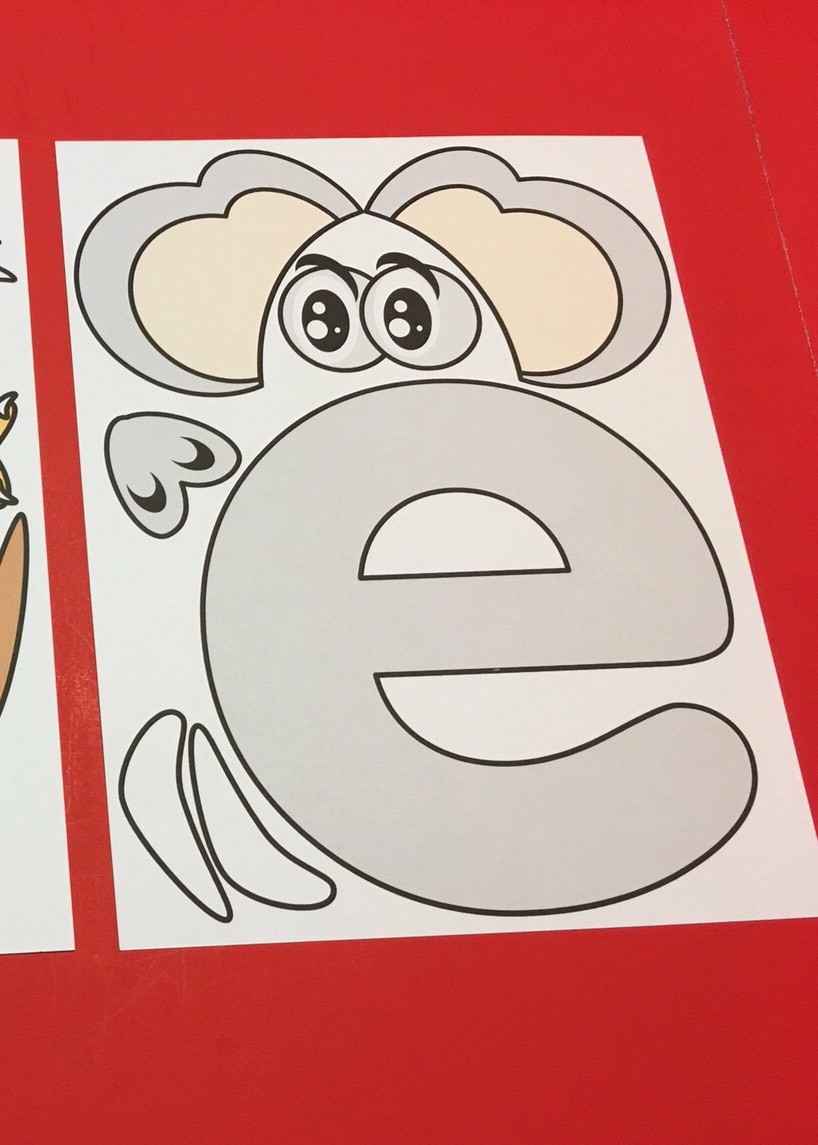 Ee- Alphabet Art (Set of 20) – Art Activities For Classroom – Paper Craft Art