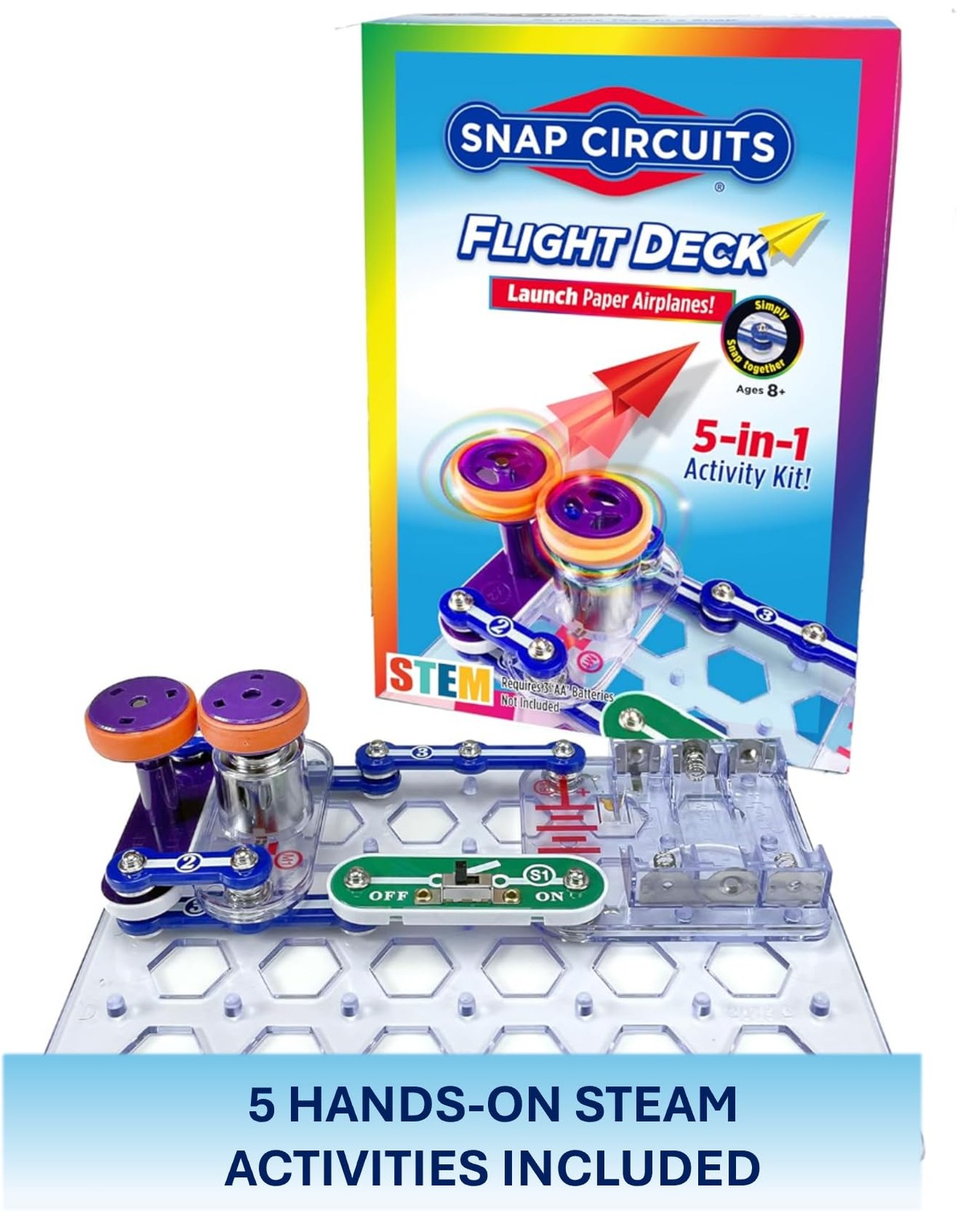 Flight Deck Science/STEM Toy kit | Ages 8+ | Construction Gift for Boys and G…