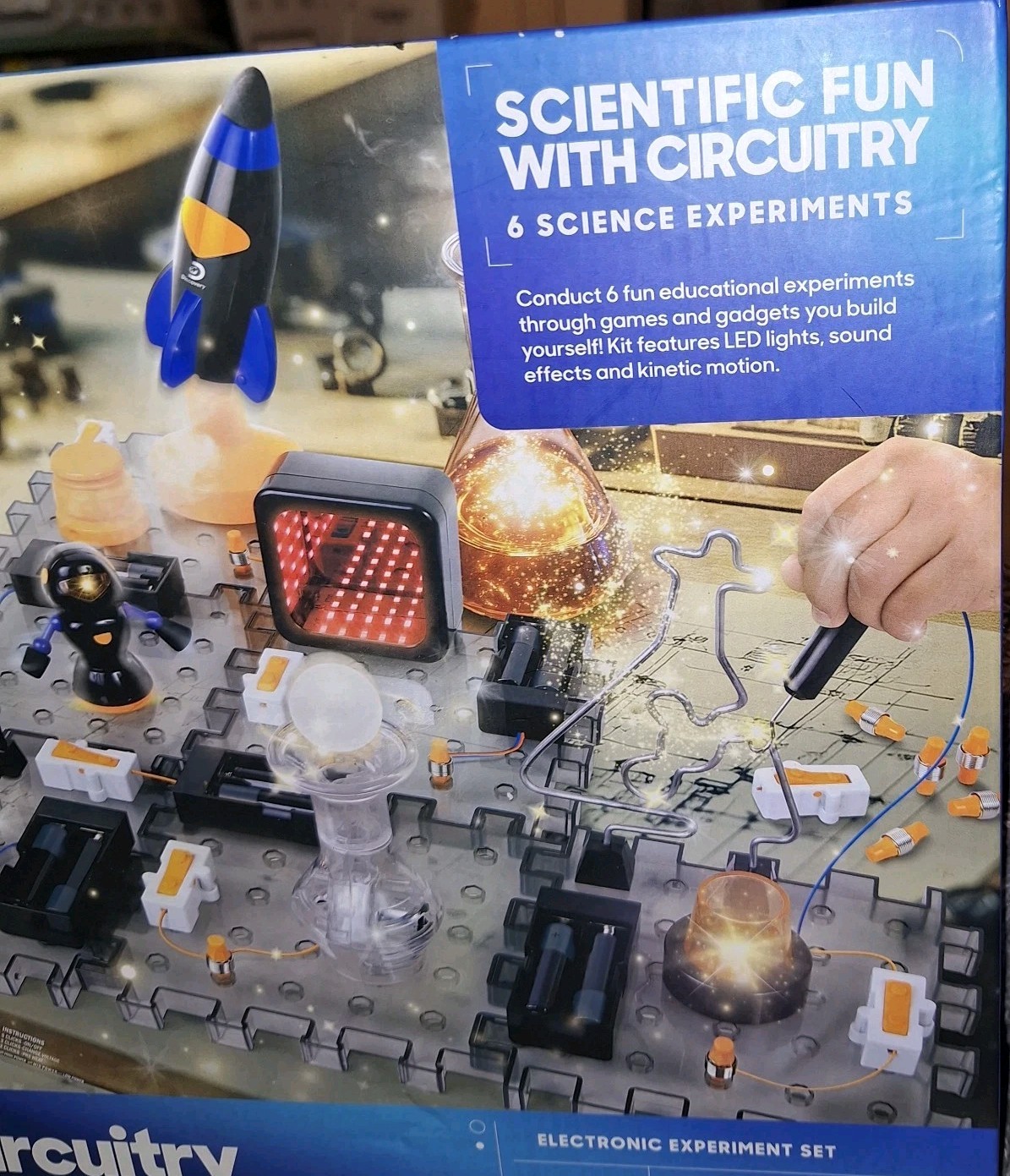 Discovery 6 Action Circuitry Electronic Experiment STEM Set Ages 8+ NIB 2024