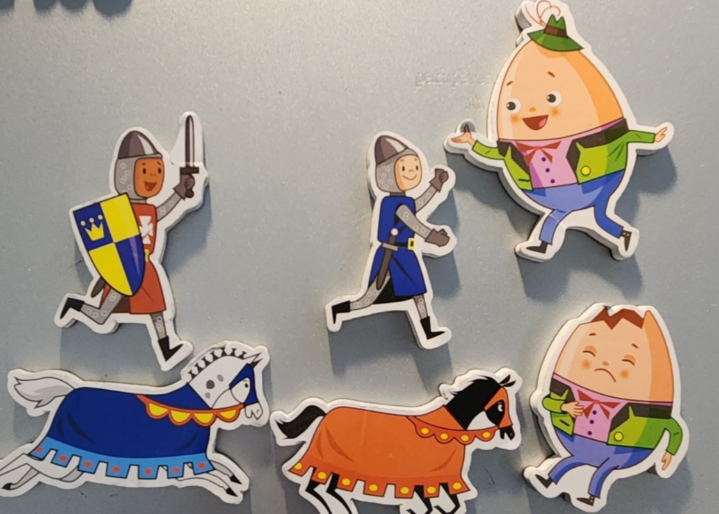 32 Thick Foam Nursery Rhyme Safety Magnets with full magnet backing – GUC