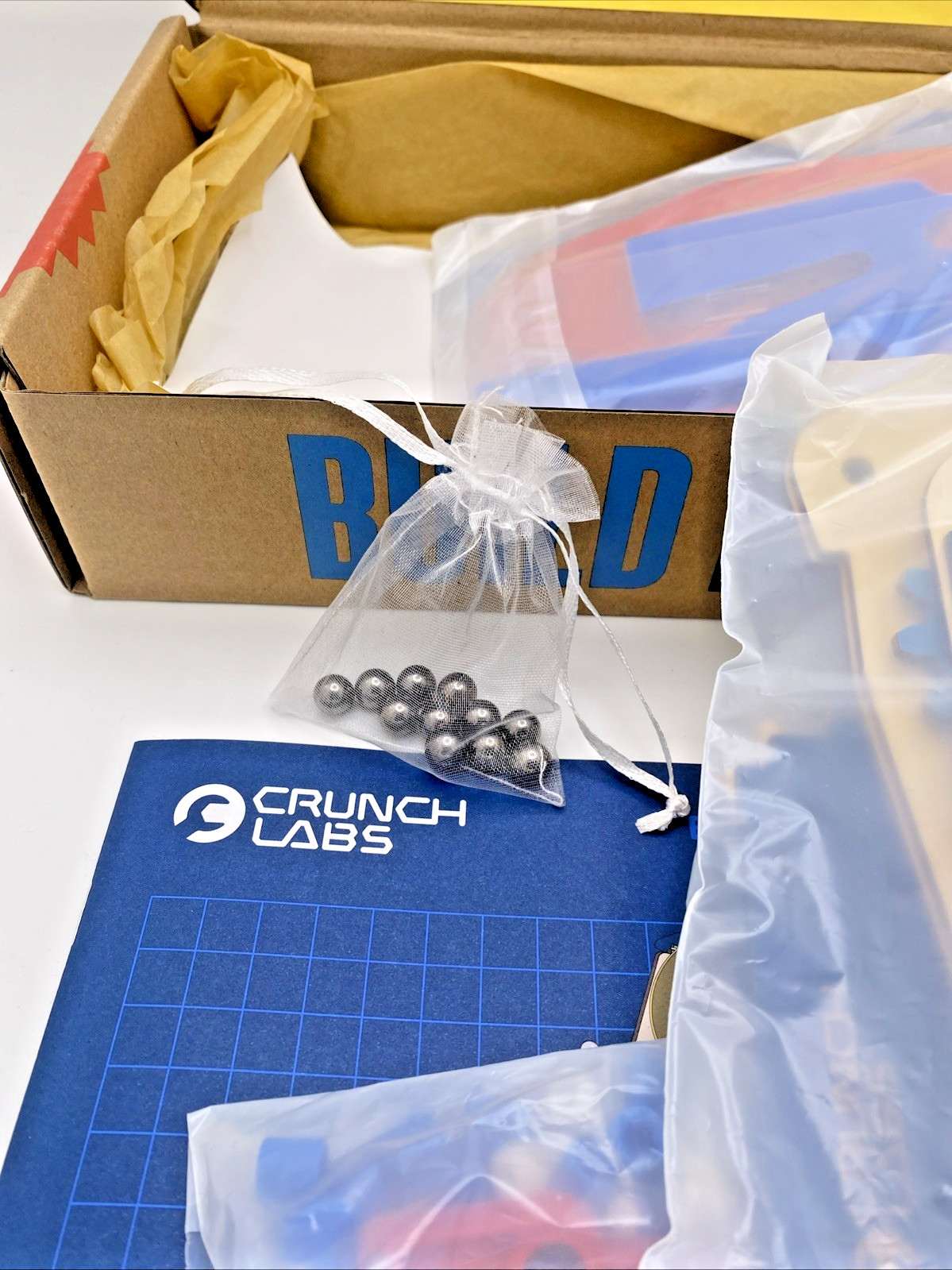 Crunch Labs Trampoline Toss STEM Kit Mark Rober Build Box