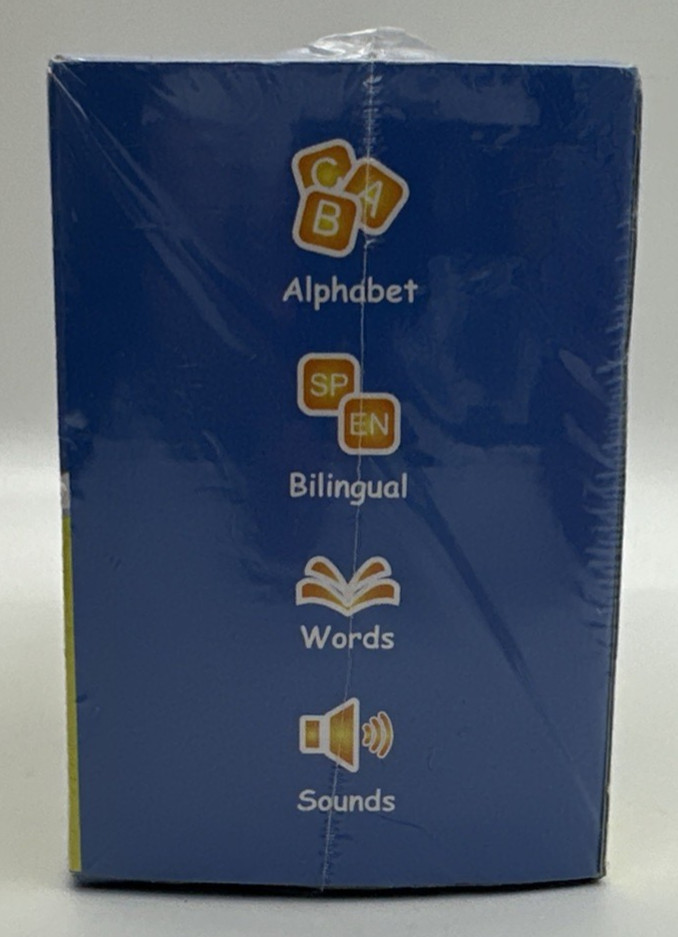 Qiaojoy Bilingual Talking Flash Cards 120 Pcs English & Spanish New