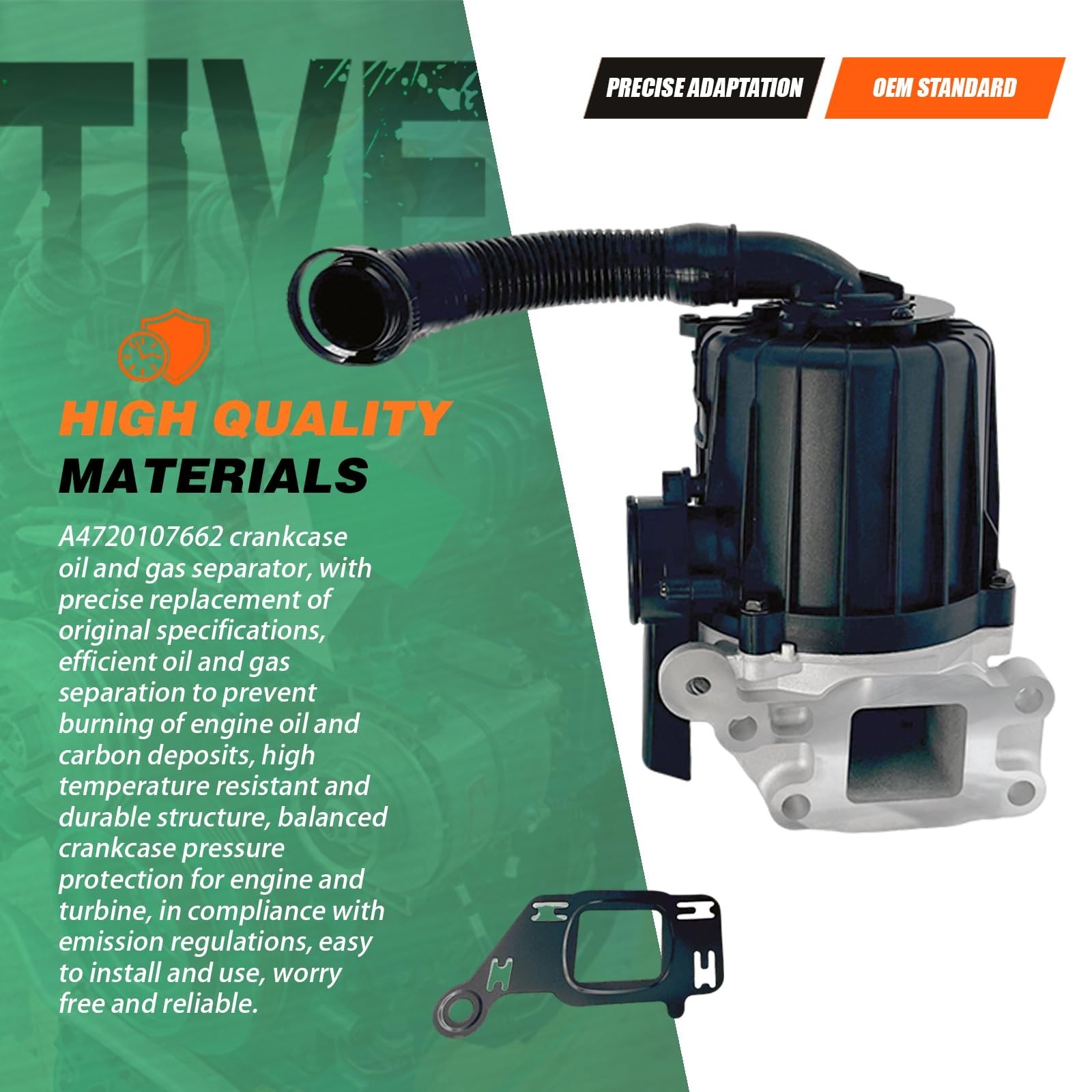 Crankcase Ventilation Oil Separator Diesel Compatible with Freightliner Truck…