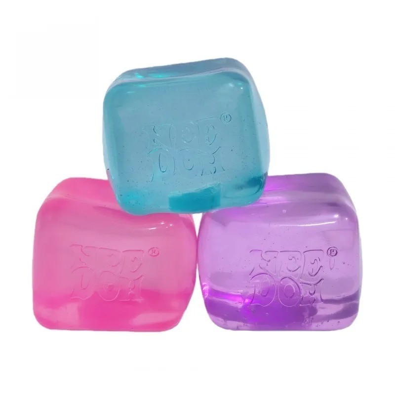 Needoh Nice Ice Baby 4 Pack Mini Cubes Squishy Stress Fidget Toy