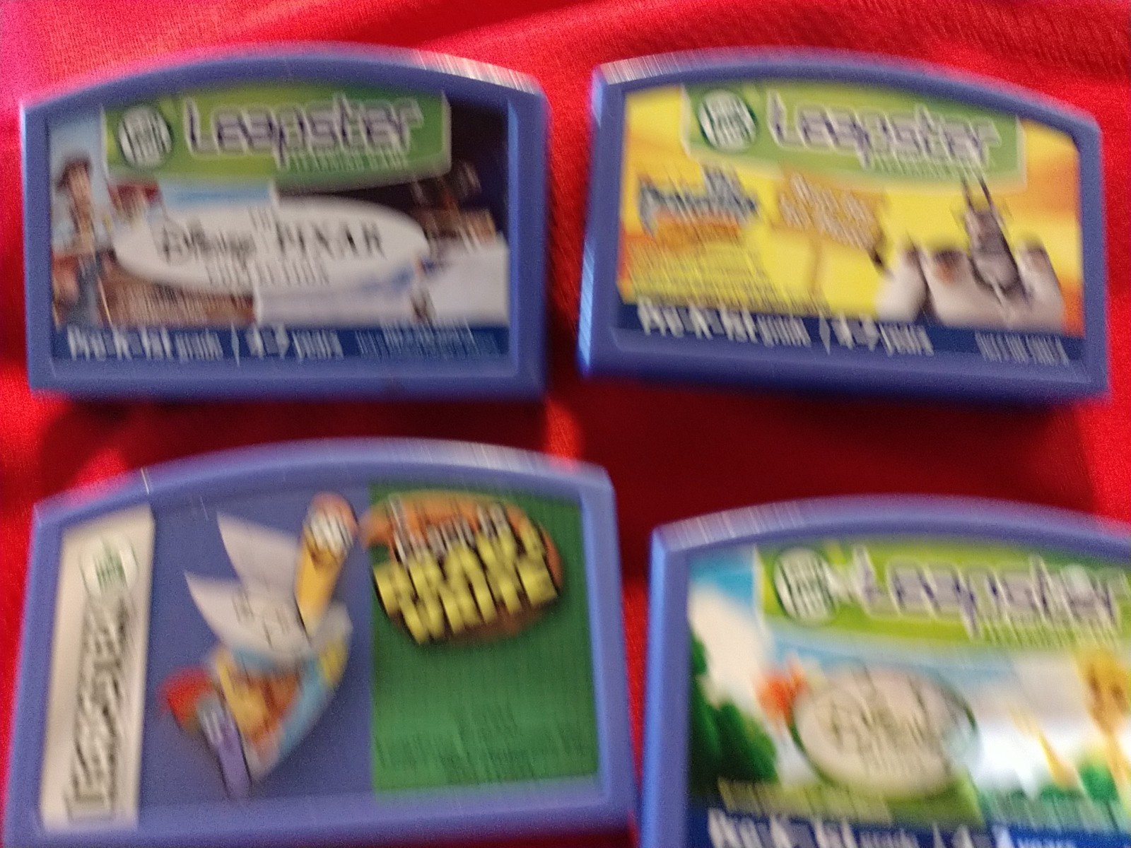 Lot of 10 LeapFrog Leapster Assorted Learning Game Cartridges – Ages 4-8+