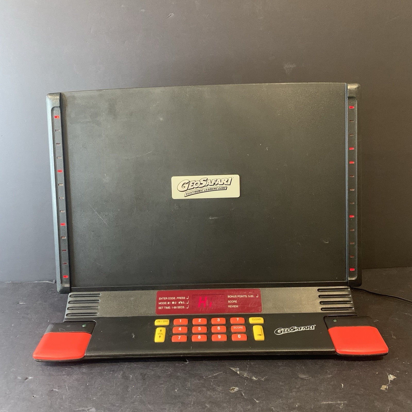 GeoSafari Electronic Learning Game EI-8865 with 3 Educational Packs – Tested