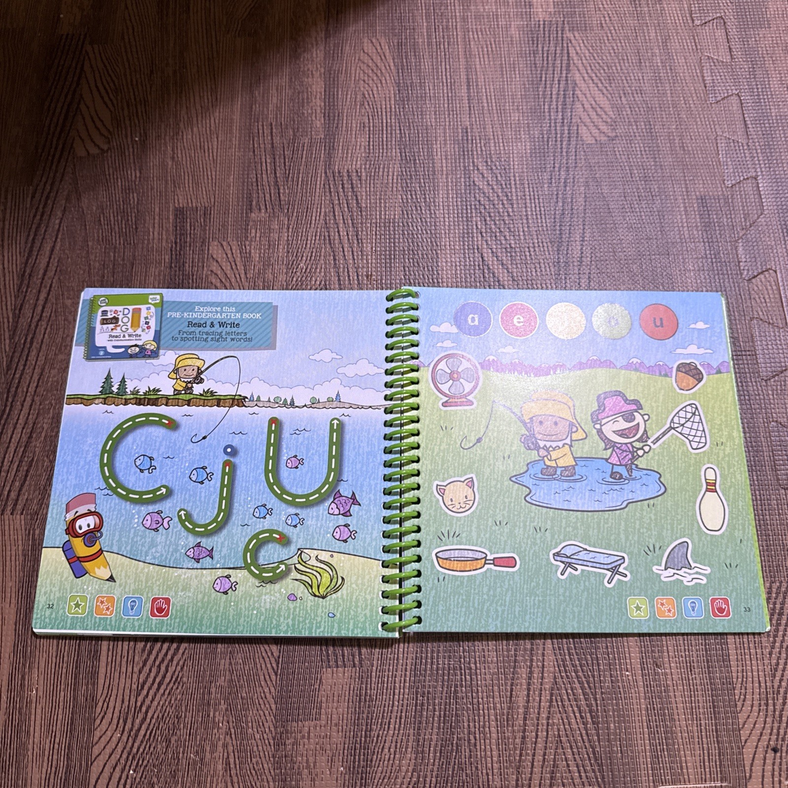 NEW LeapFrog Leap Start Pre-Kindergarten Book — AROUND THE TOWN WITH PAW PATROL