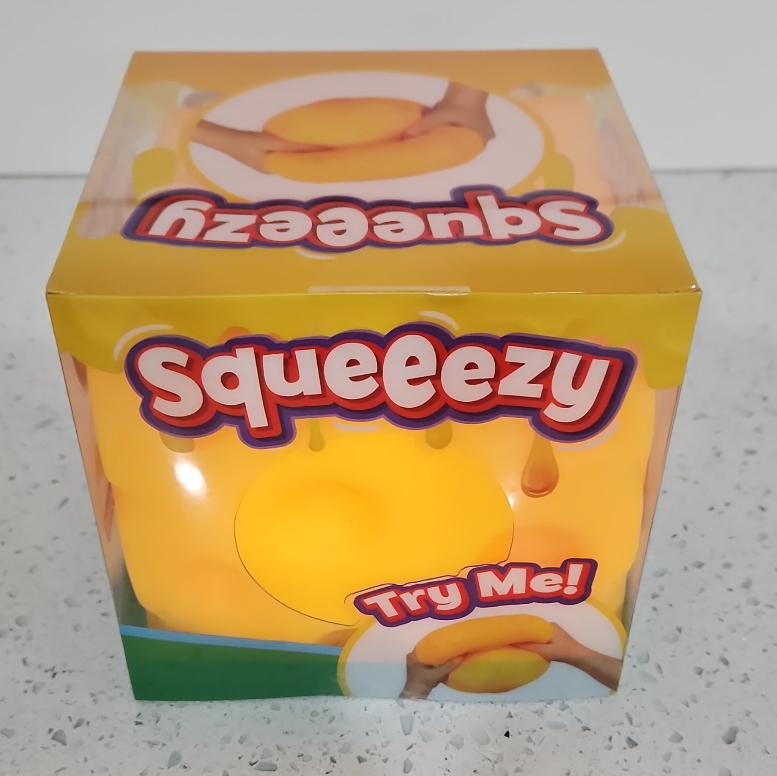 Sunny Days Squeezy Tactile Squeeze Toy Yellow Model 571065 Ages 4-7 8-11 Years
