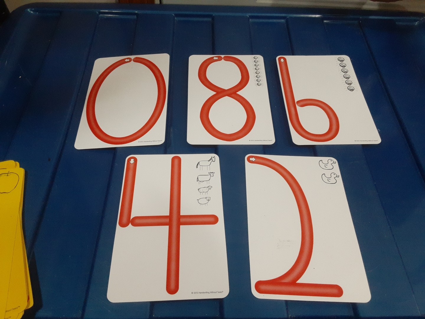 Handwriting Without Tears, Uppercase Letters And Numbers Tracing Cards, Used, WN