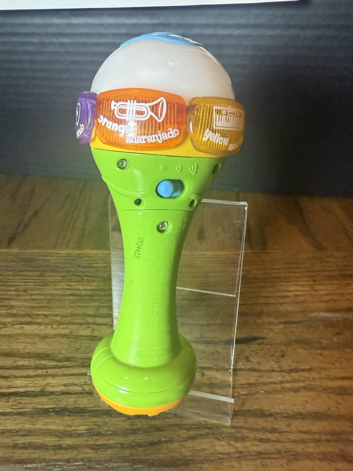1 LeapFrog Baby Learn&Groove Shakin Maraca English/Spanish Music (Works)