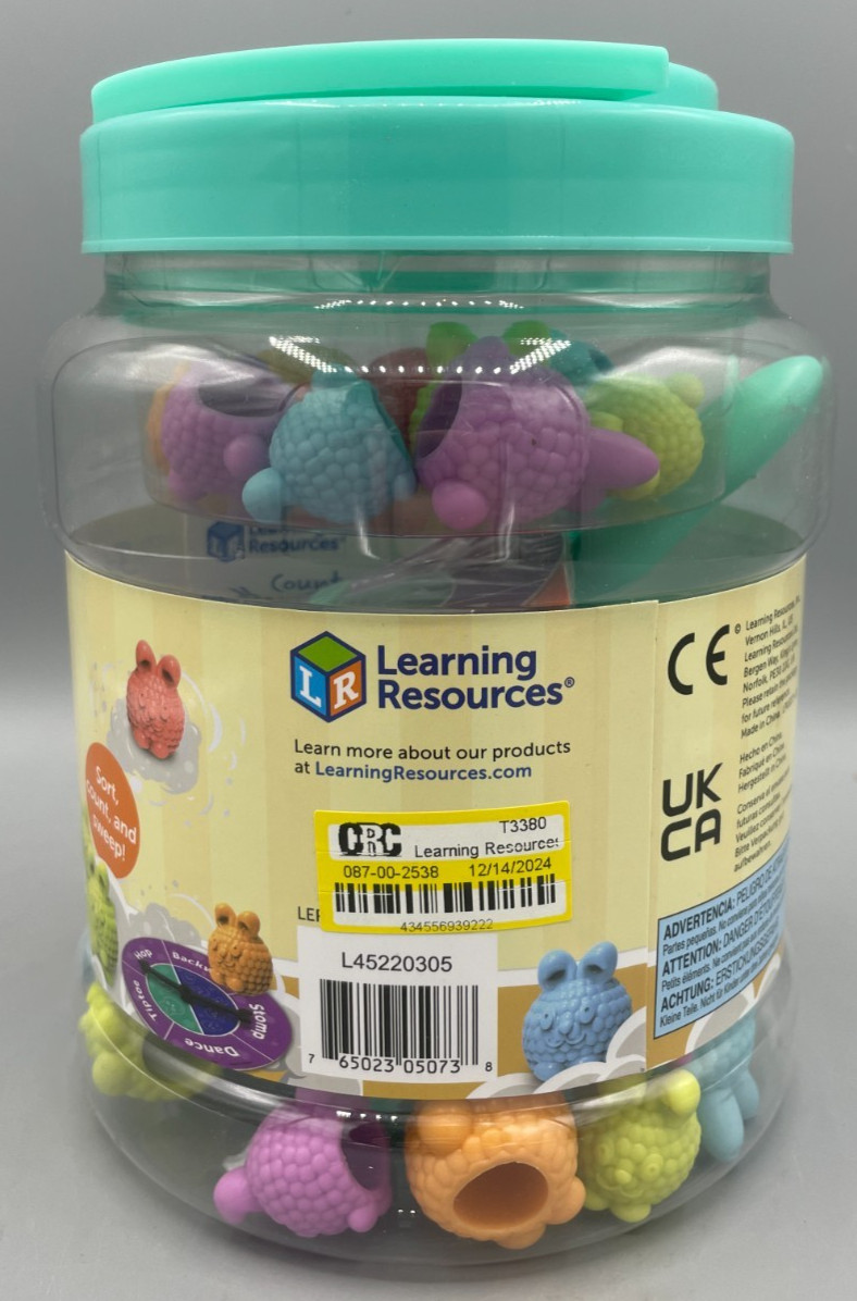 Learning Resources Count & Clean Dust Bunnies Activities Educational Toys Set