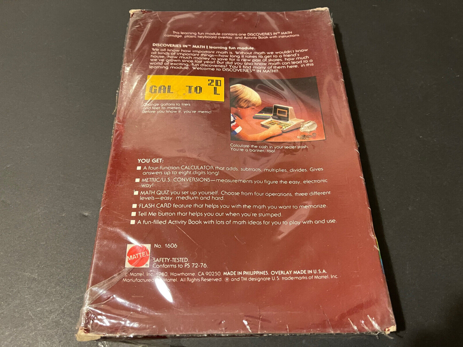Discoveries in Math I by Mattel The Children’s Discovery System Vintage Unopened