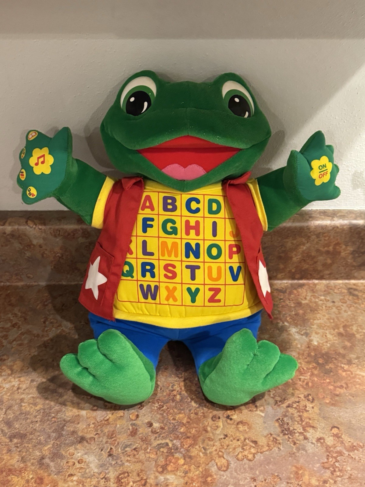 2000 Vintage”Leap Frog Sing & Read Little Leap interactive 18” Plush WORKS VGC