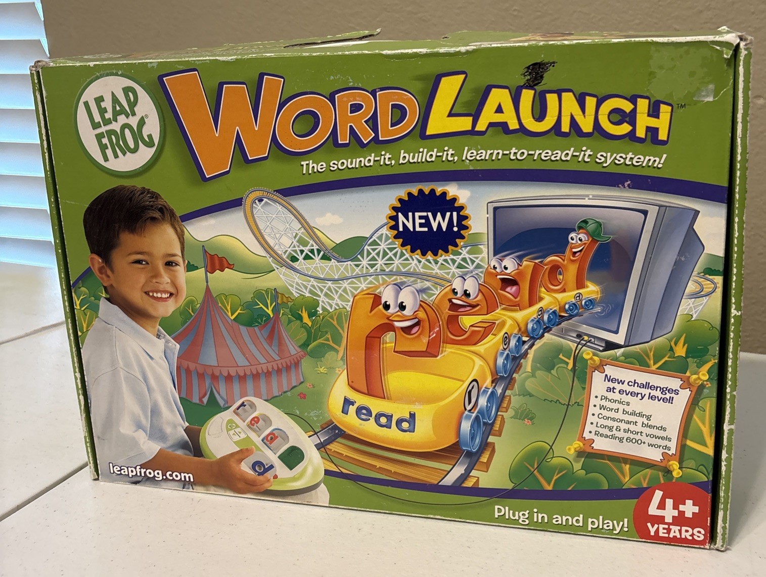 2006 LeapFrog Word Launch Reading System Children’s Game Learn to Read
