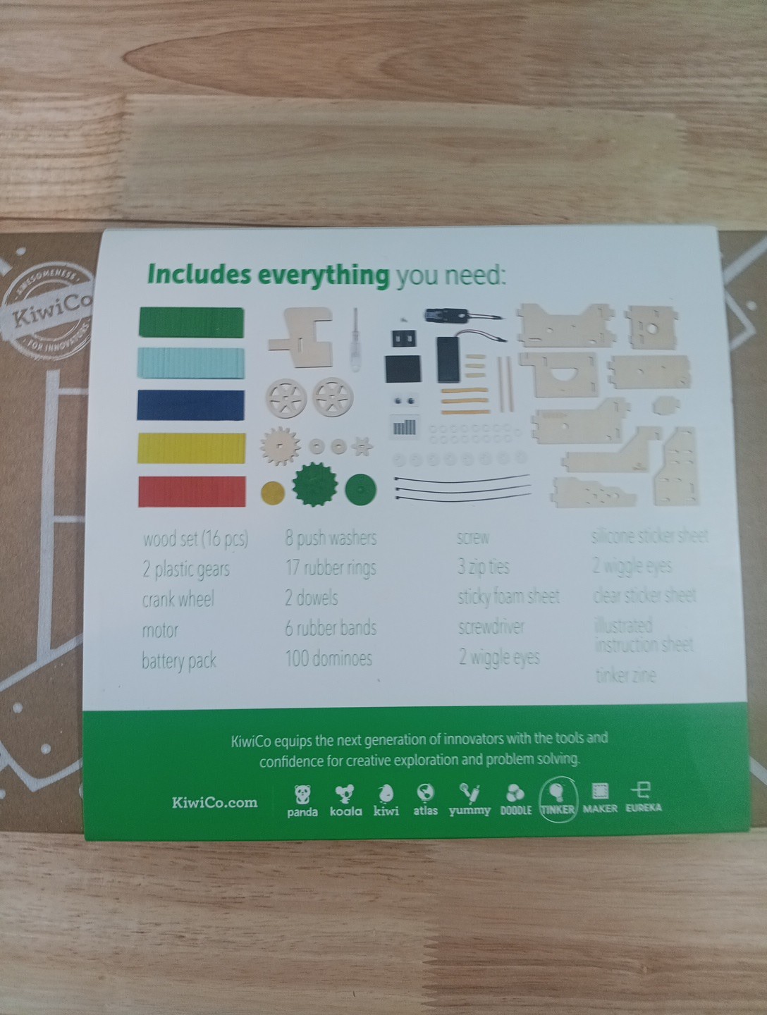 Kiwi Co Tinker Crate Domino Machine, Explore Stem And Learn Engineering New