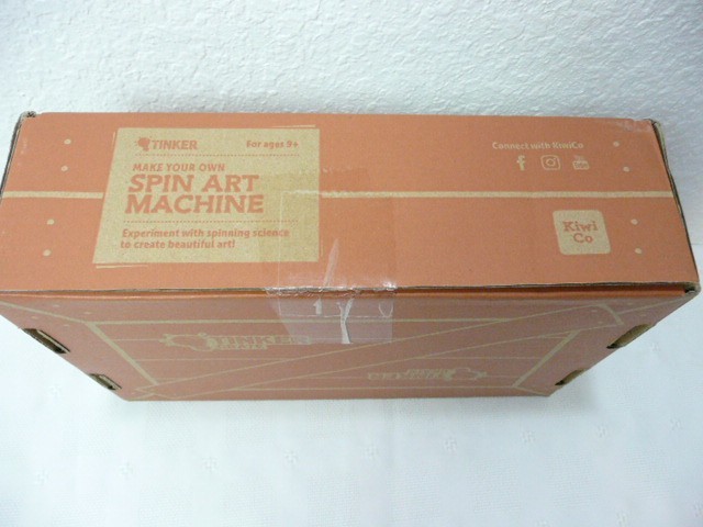 Kiwi Co Tinker Crate Make Your Own Spin Art Machine New Open Box Ages 9+