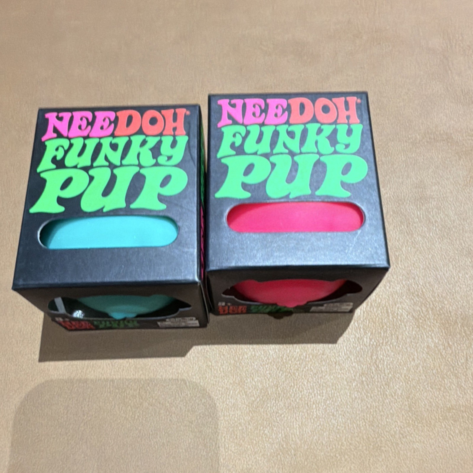 Nee Doh Lot of 7 Hot Shots Swirl Fuzz Ball Fab Four Funky Pup Donut Holes