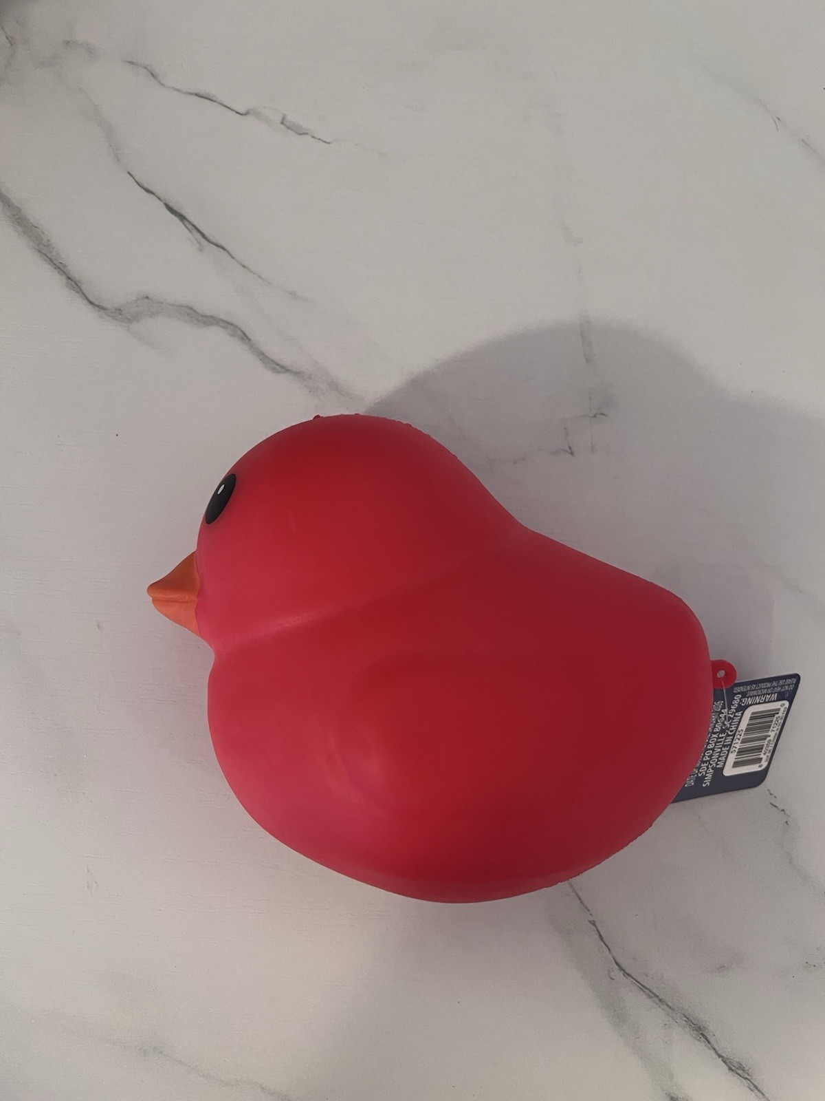 Sunny Days Jumbo Red Squishy Duck Stress Toy New Sealed