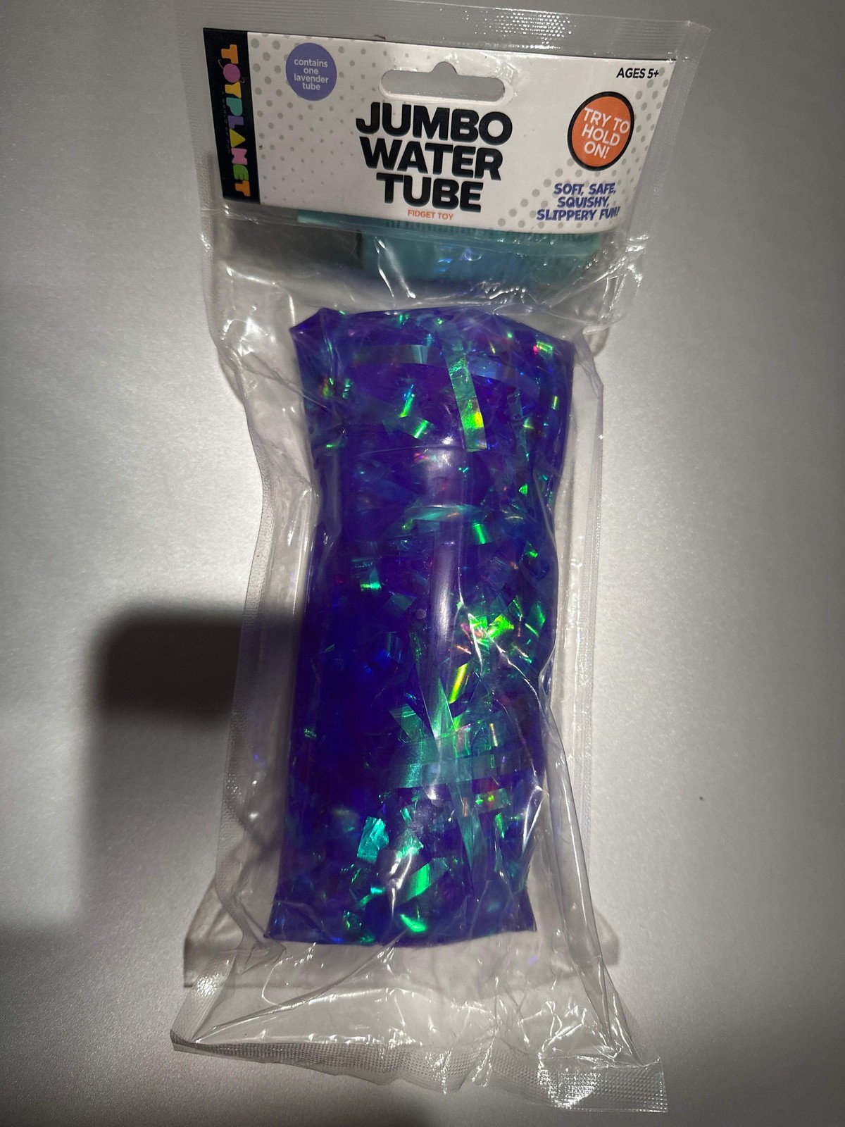 Jumbo Water Tube Fidget Toy – Purple