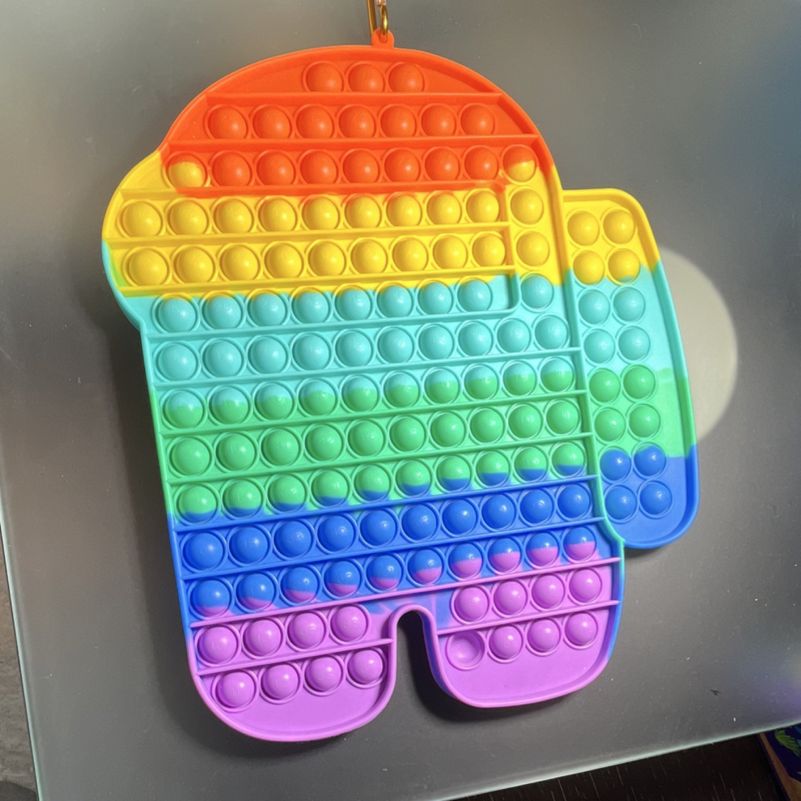Rainbow Pop It Tactile Sensory Toy for Ages 3-8 Years, 3-4 Years, 8-11 Years