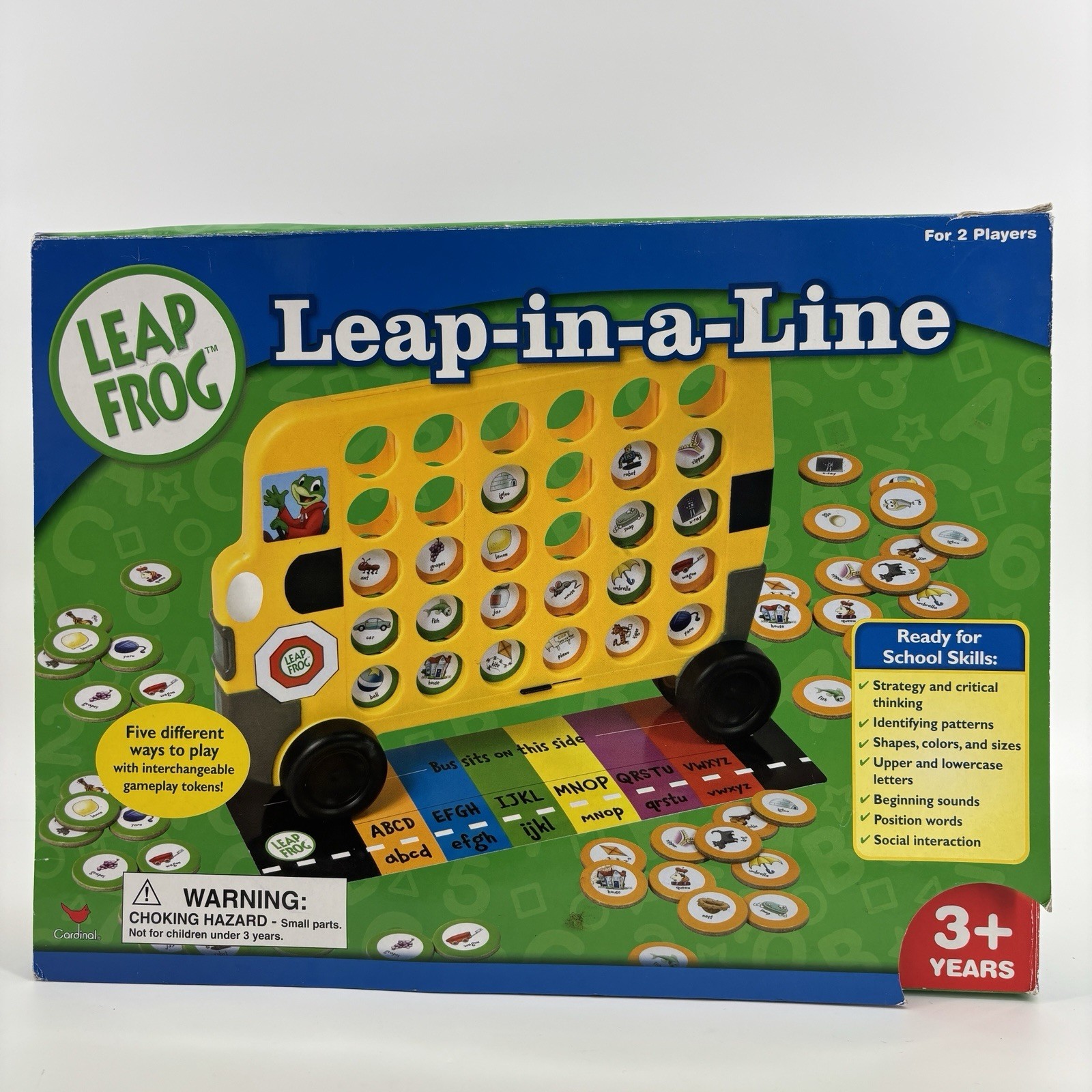 Leap Frog Leap in a Line Ready for School Skills 3+ Yrs 2005 Complete Preschool
