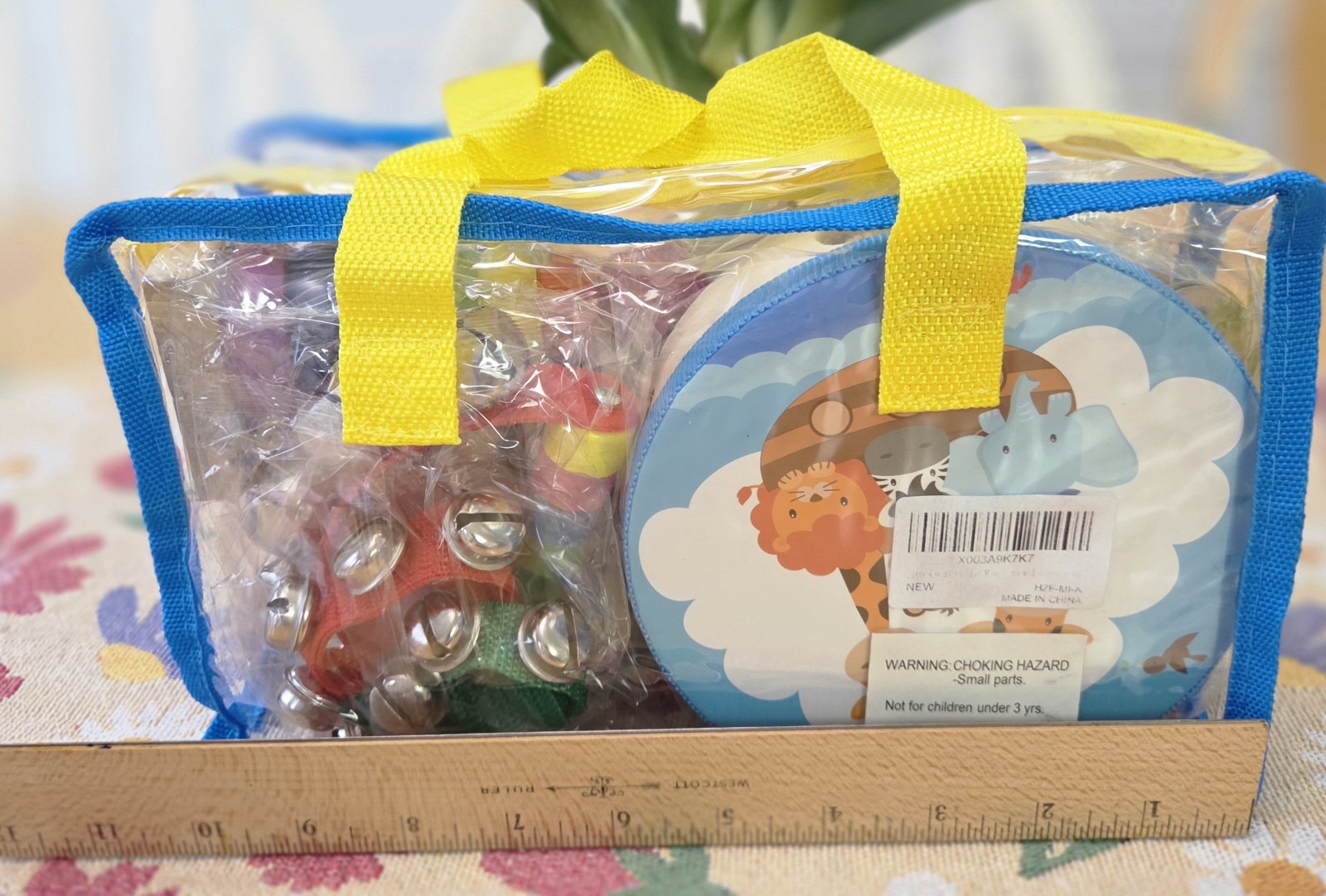 Wood Percussion Toddler Instruments Educational w/ Carrying Bag Preschool – NEW