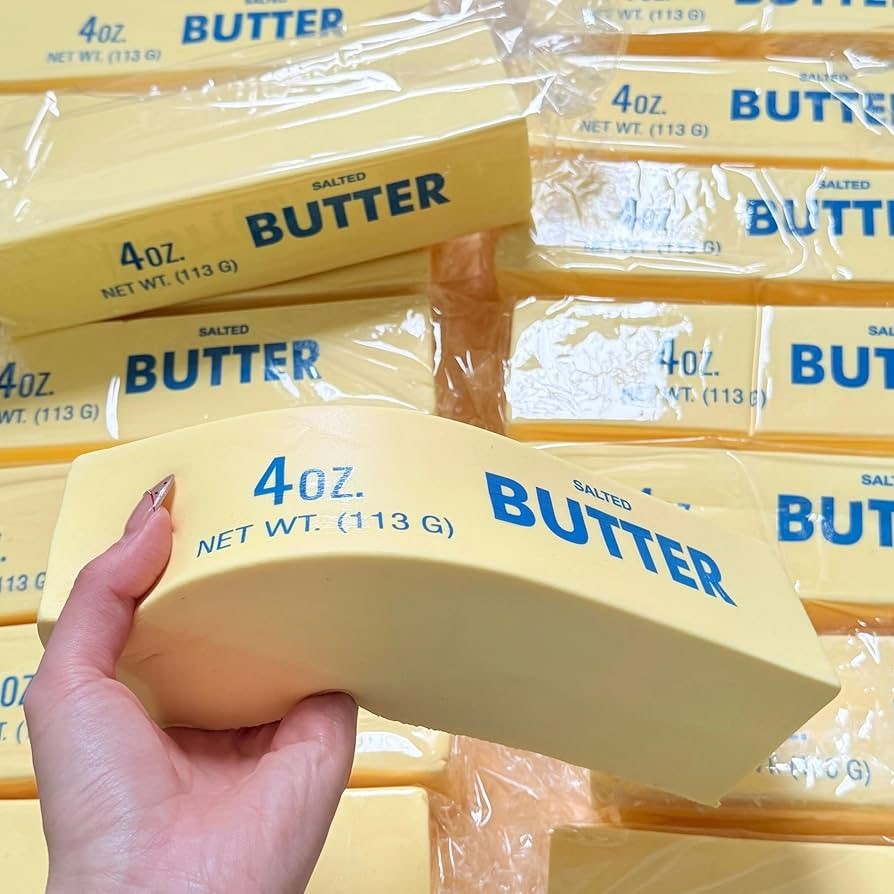Butter Stick Squishy Fidget Toy Soft Stress Relief ADHD Anxiety Squeeze Soft