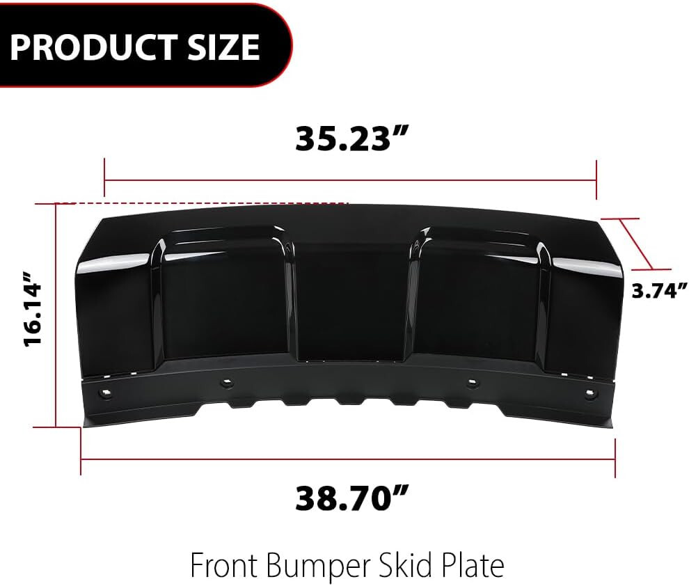 G-PLUS Front Lower Bumper Cover Towing Eye Hook Skid Plate Compatible with Land