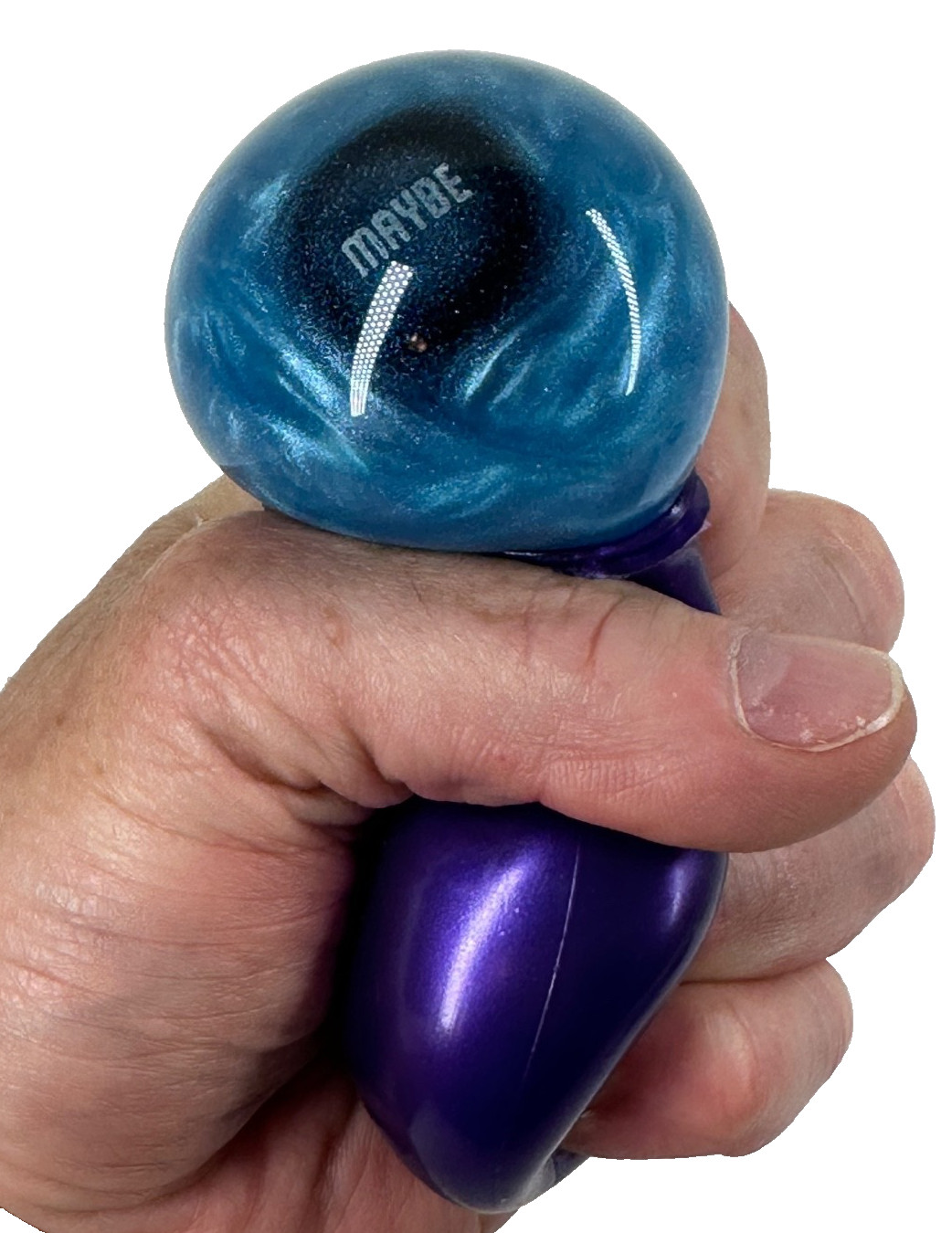 1 MAGIC 8 BALL Squish Sensory Stress Fortune Answer Question Squeeze Fidget Toy