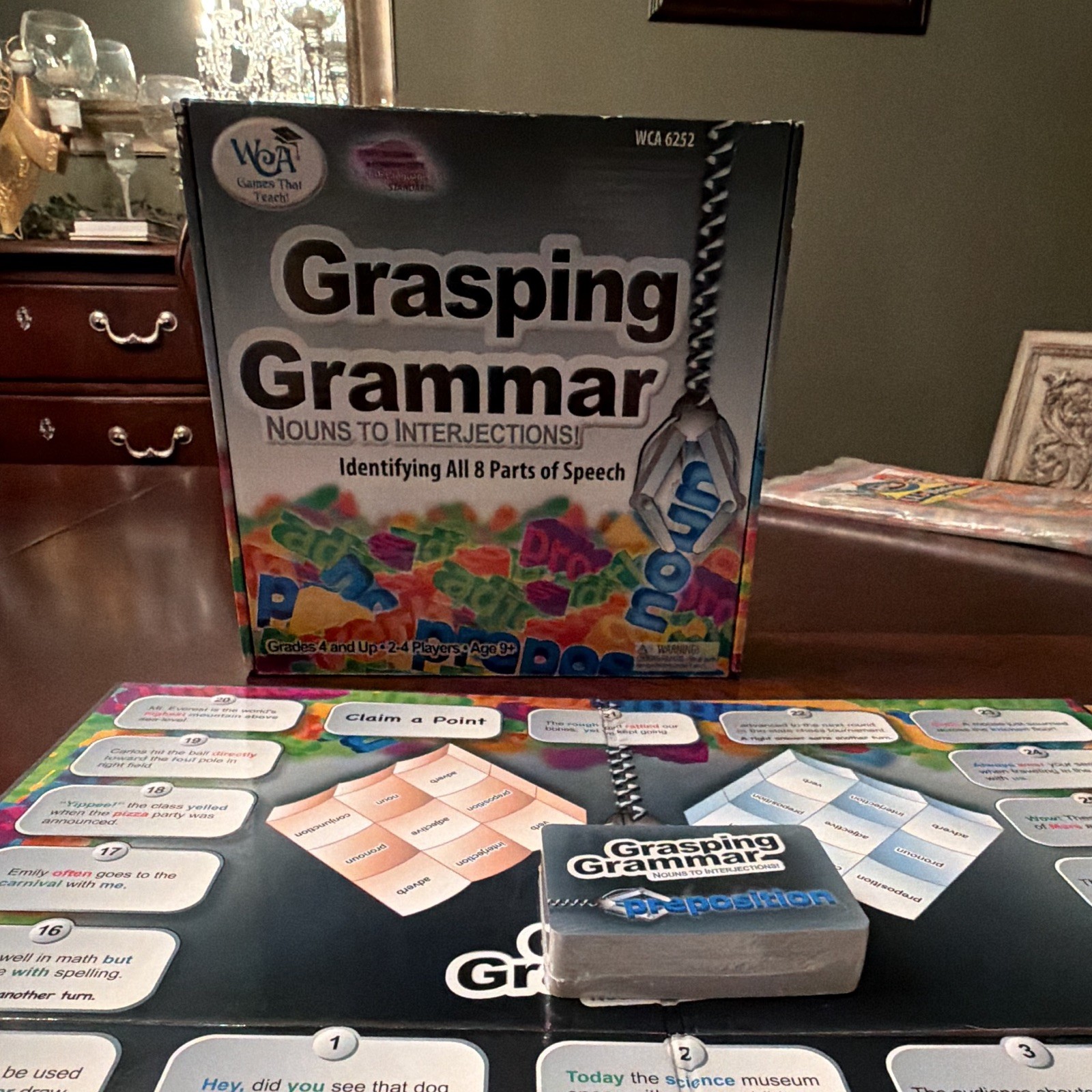 WCA Games That Teach! Grasping Grammar Parts of Speech Game WCA 6252