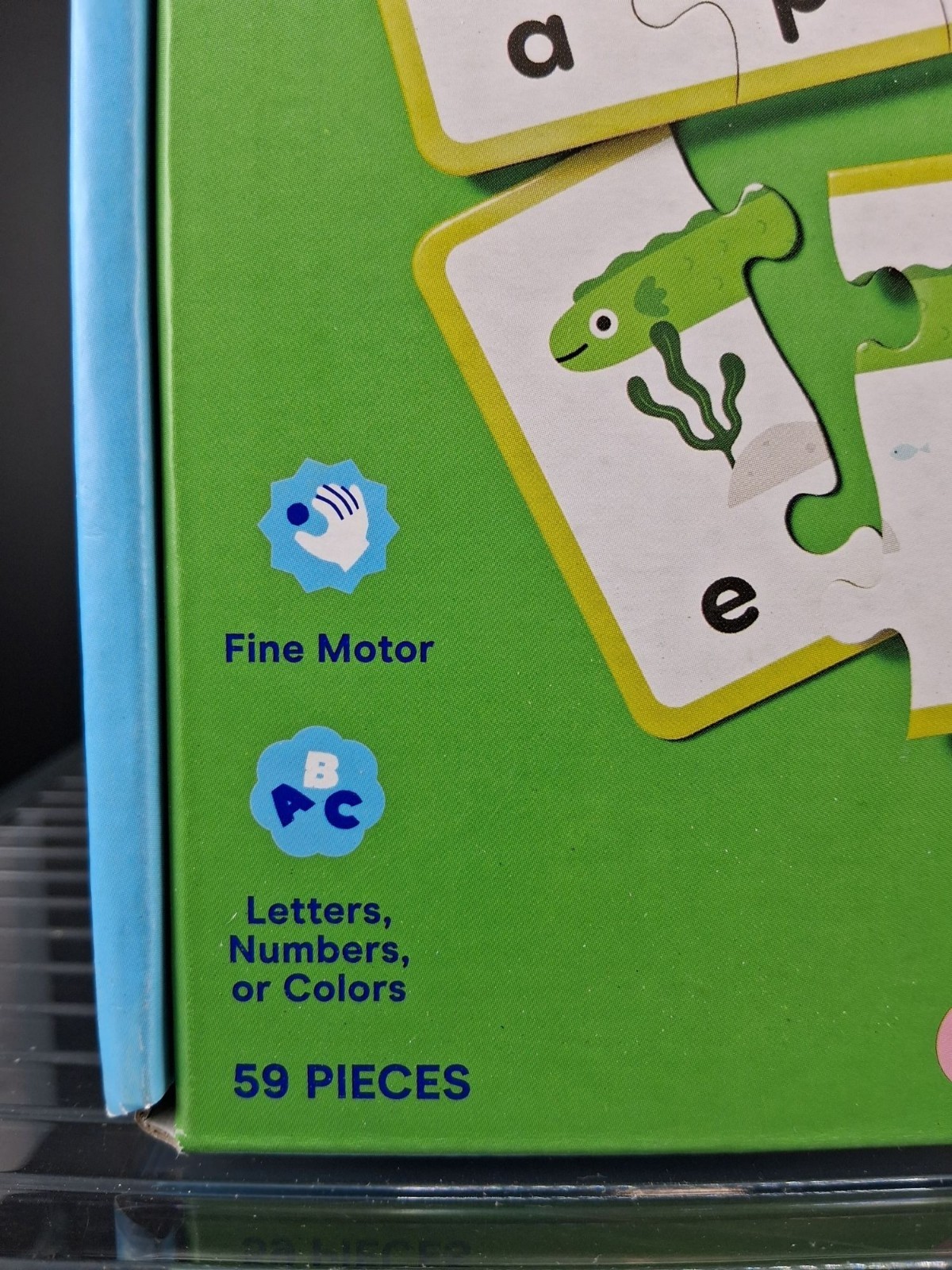 Giggle Scape Words Numbers & Letters Game 59-Piece Kids Puzzle Set