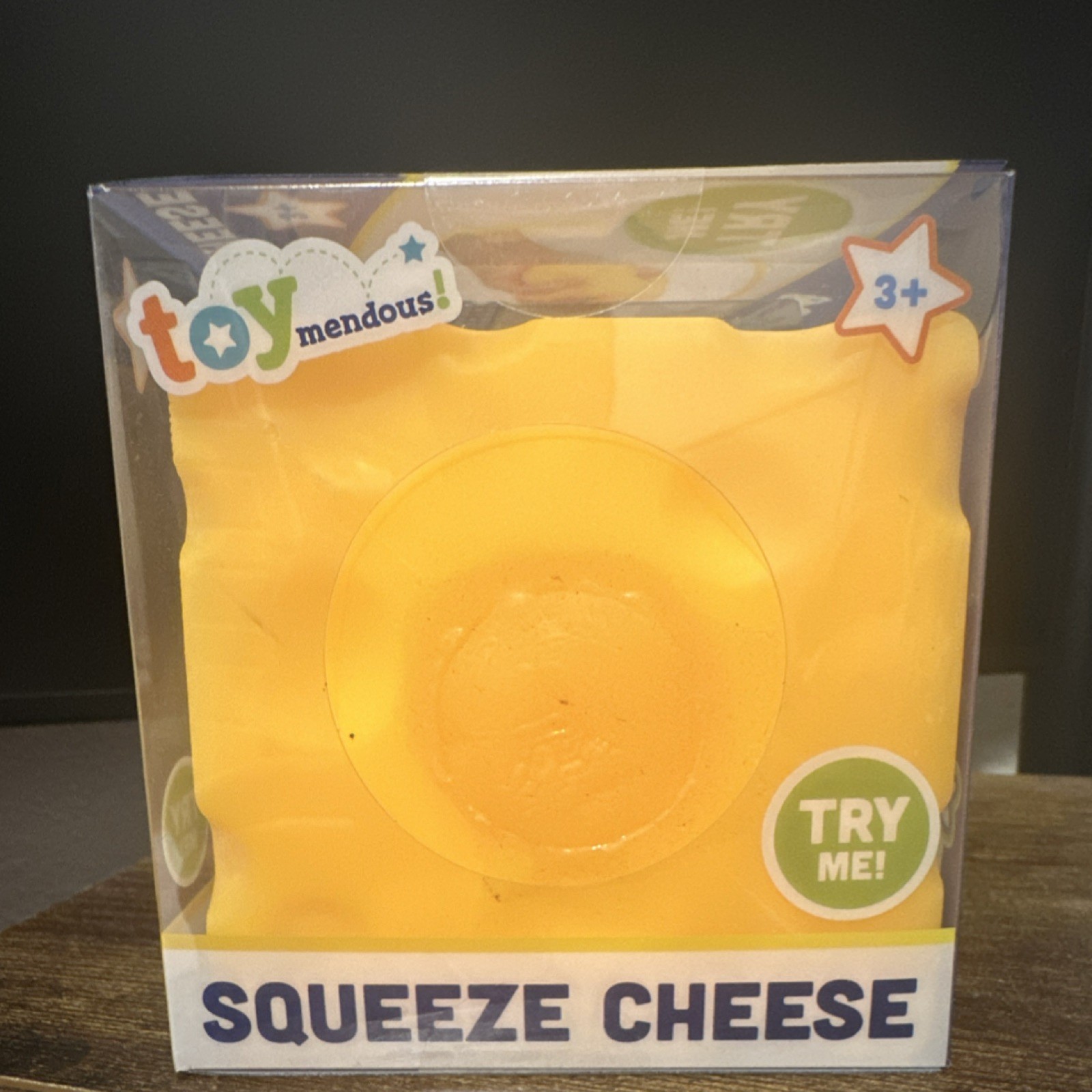 Toymendous Squeeze Cheese Tactile Squeeze Toy Yellow 3-7 Years 2025