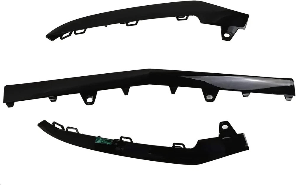3 X Front Bumper Cover Lower Grille Trim Molding fit for 2014-2016 Mercedes E…