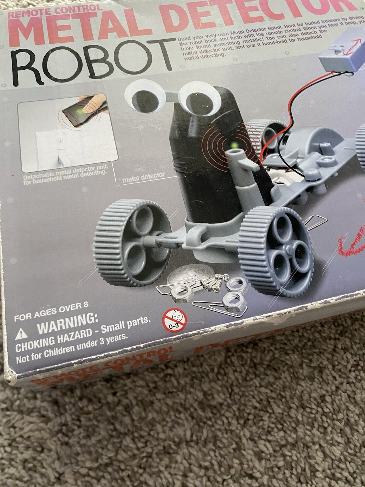 Metal Detector Robot 4M SCIENCE KIT Age over 8 New Sealed Robotics Set Kids Y2K