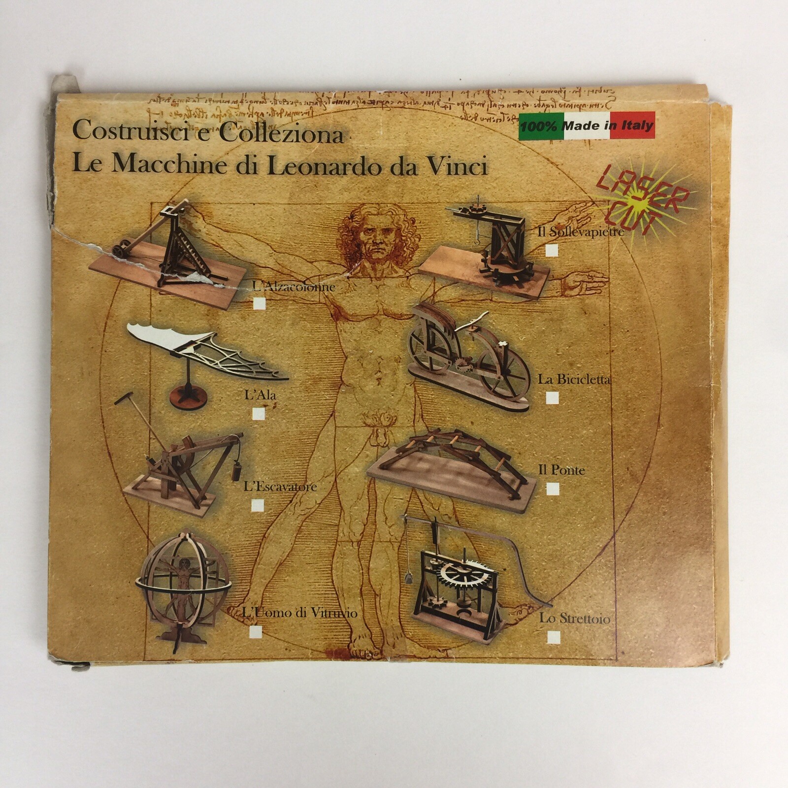 The Machines Of Leonardo Lantern Pinion Gear Construct & Collect Kit From Italy