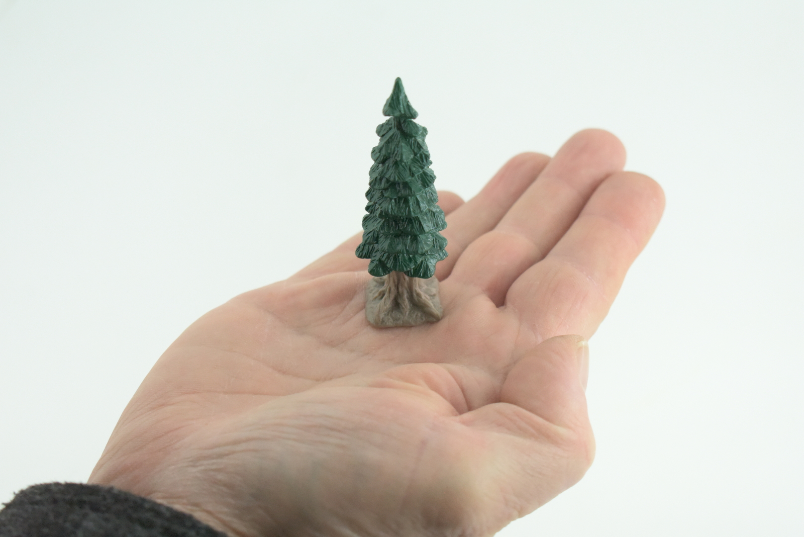Pine Tree Toy, Conifer Model, Realistic Rubber Model, 2.5 Inches F3139 B224