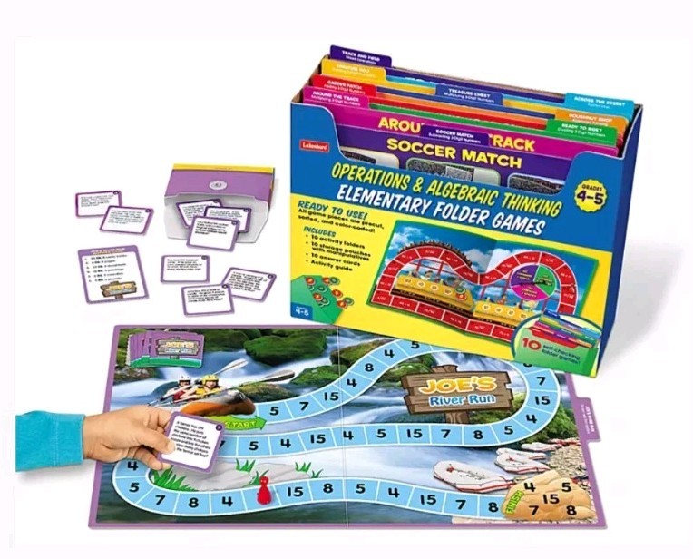 Lakeshore Learning Math Games, Operations & Algebraic Thinking Grades 4-5 ~New~