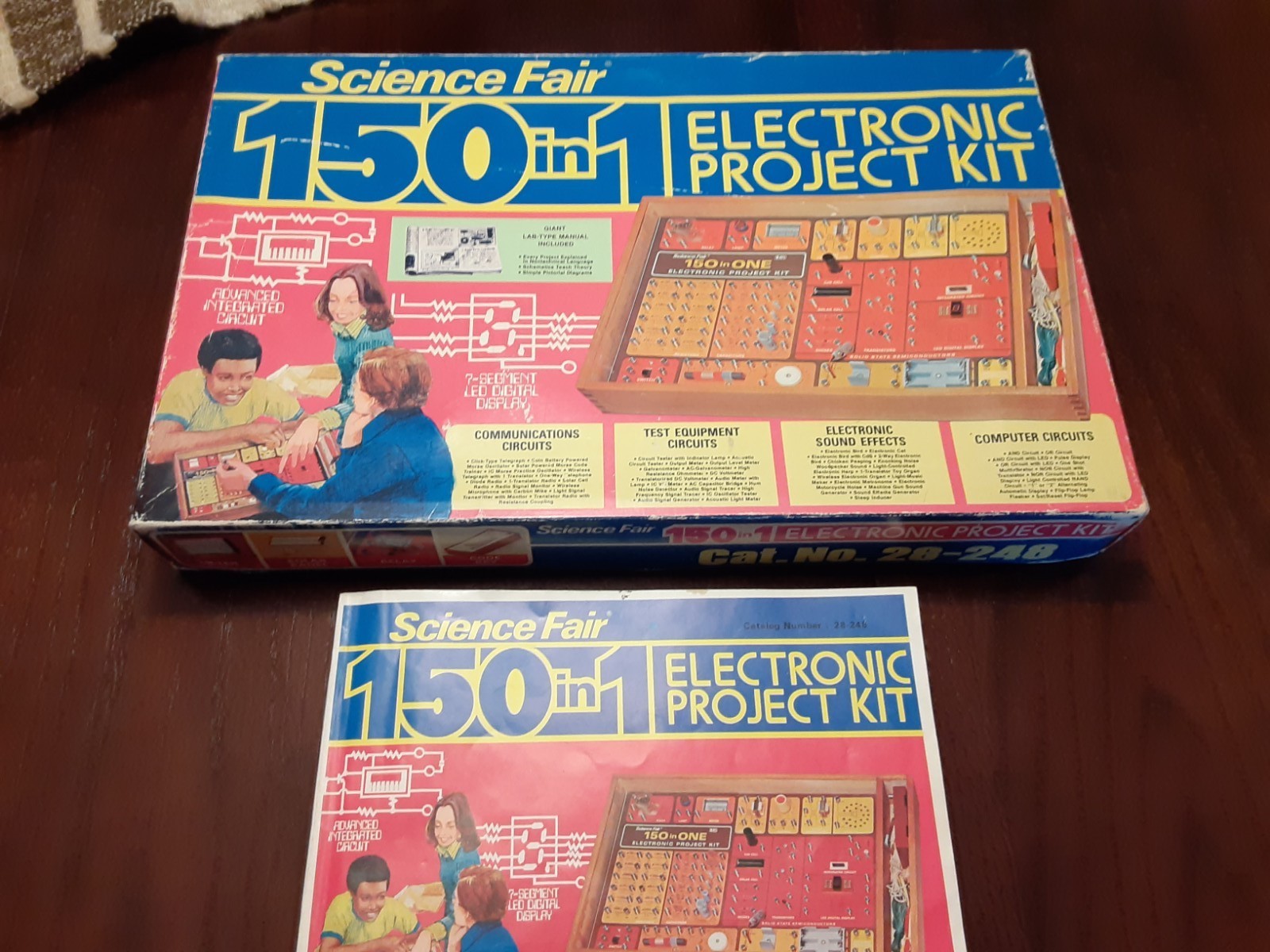 Science Fair 150 In 1 Electronic Project Kit – Radio Shack Cat.No. – 28-248