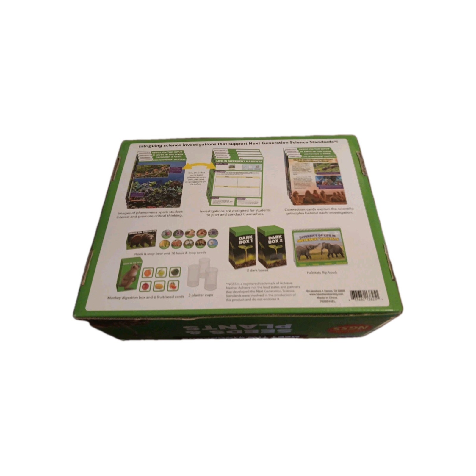 Lakeshore – Meet the Standards Life Science Kit, Seeds & Plants- New!! LM273