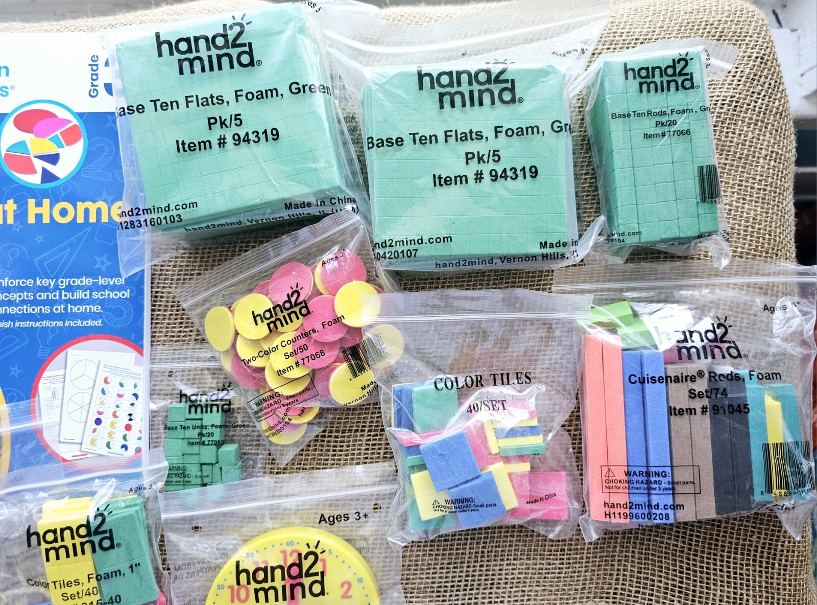 New Hand 2 Mind Grade 3 On Standards Learning At Home Math Kit 93544 ETA…