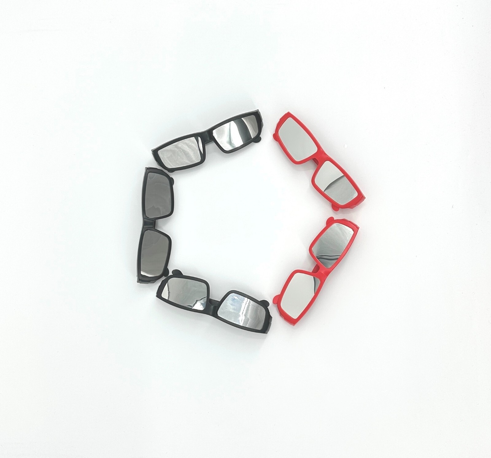 5 Pairs Bookishbunny Solar Eclipse Viewer Plastic Glasses ISO Certified Sun View
