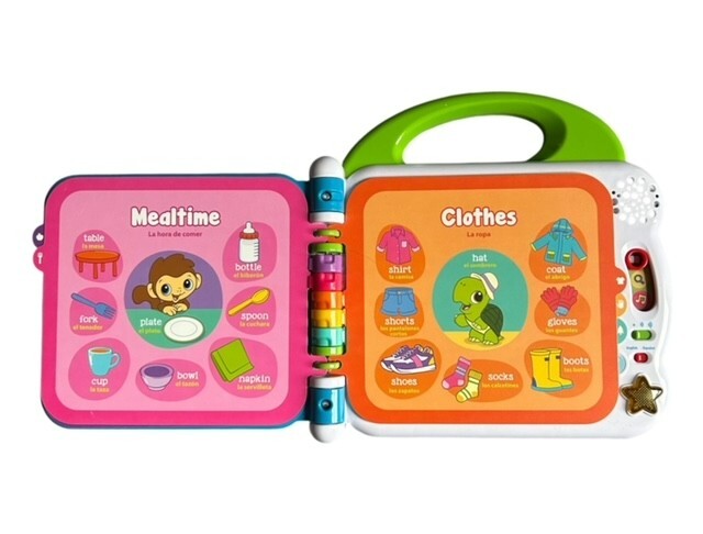 Leap Frog Learning Friends 100 Words Book English & Spanish Audio Book Working