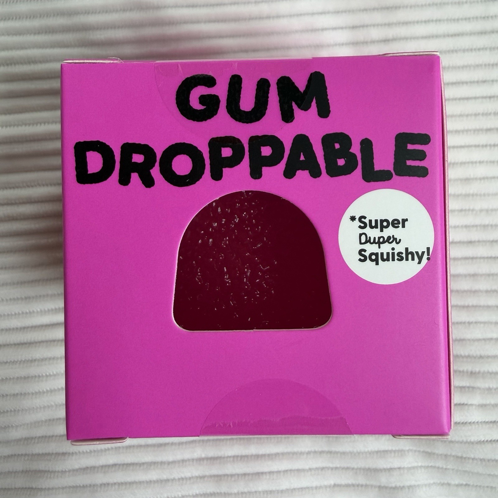 J’adore Gum Droppable Super Duper Squishy Tactile Squeeze Toy Pink Ages 3-7