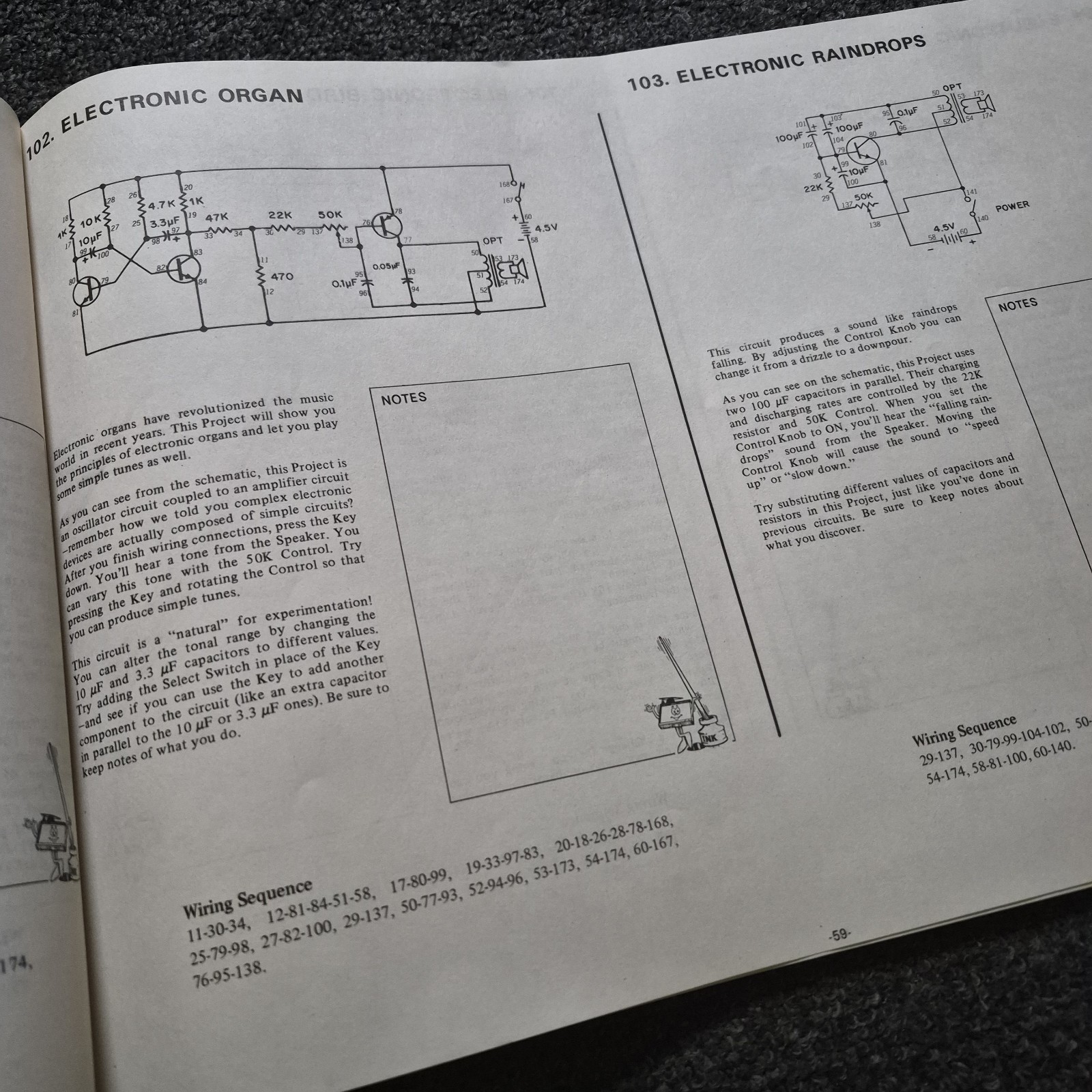 MANUAL ONLY – Science Fair 200 In One Electronic Project Kit Lab No. 28-249 1981