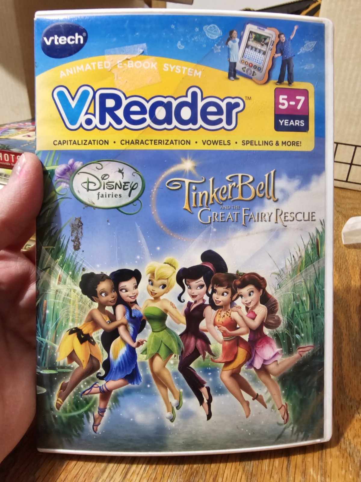 Vtech V Reader TinkerBell Great Fairy Rescue 💥New Sealed💥 5-7 years Disney