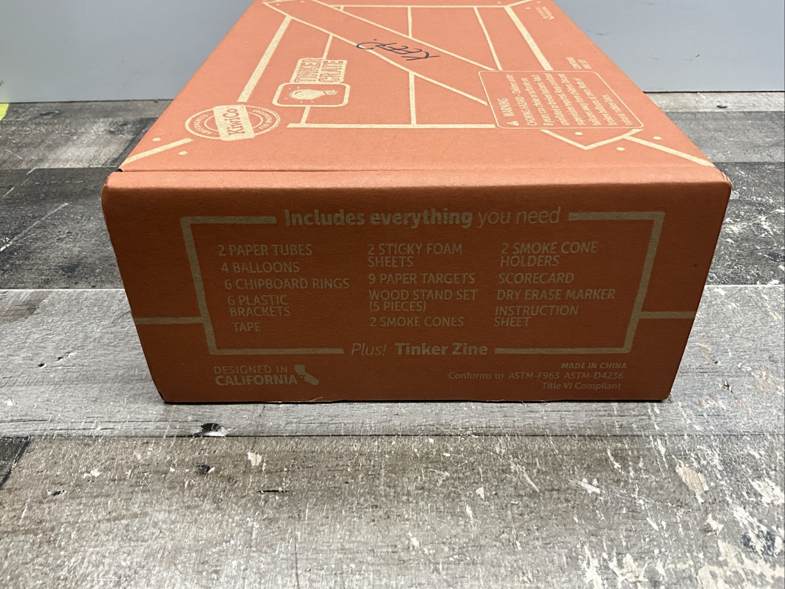 KIWICO TINKER CRATE AIR CANNON STEM BUILDING KIT F2063-TVTX AGES 9+ SEALED